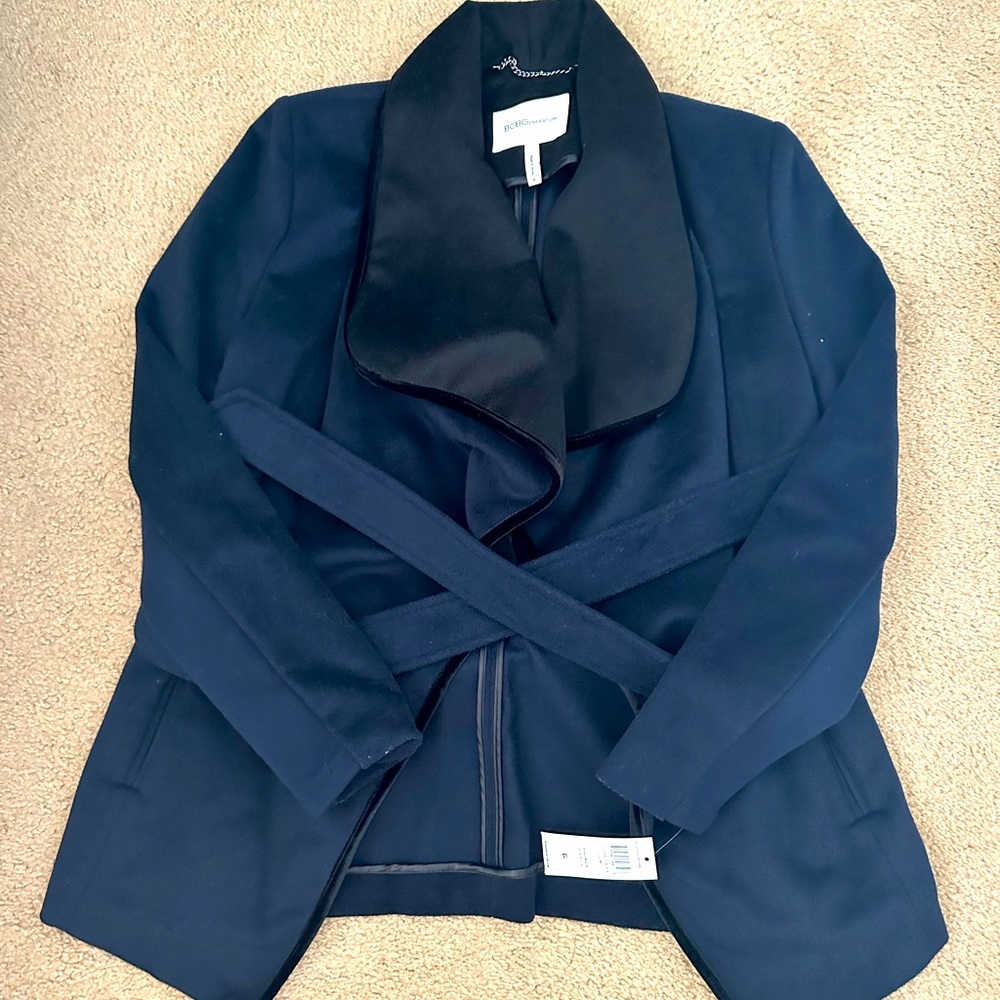 BCBGeneration navy/black jacket. Size Medium, never worn with tags attached.